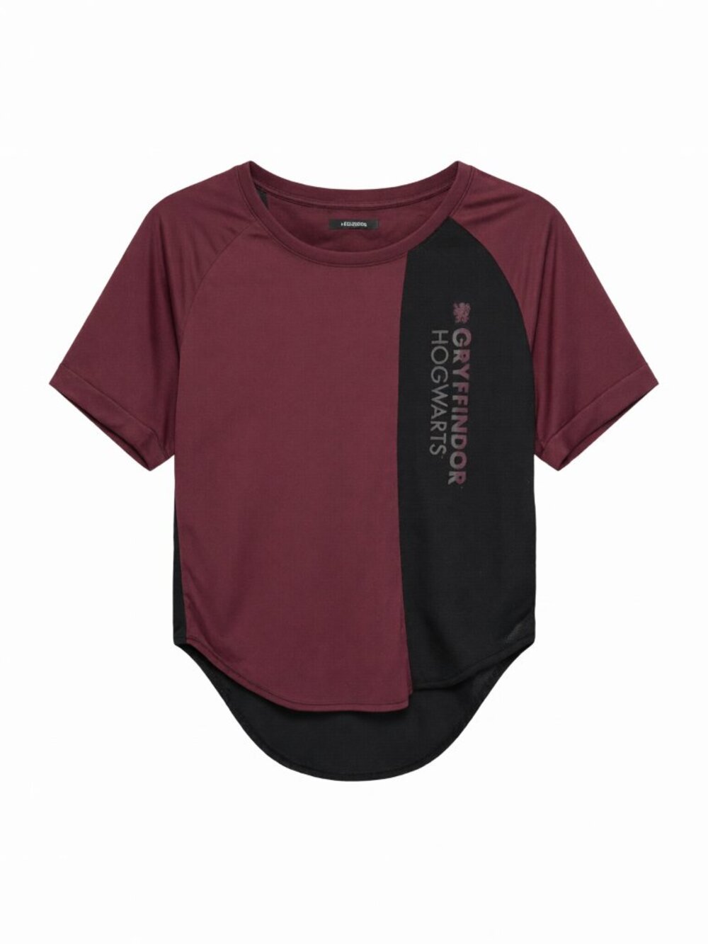 Harry Potter Gryffindor Hogwarts Women's Top M Burgundy Black Polyester